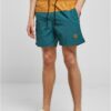 Men's Block Swimsuit Blue/Caramel
