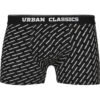 Men's Boxer Shorts 5-Pack White/Black/Lettering/Striped/Striped