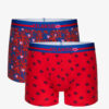 Men's Boxers ATLANTIC 2Pack - Blue/Red