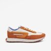Men's Brown-Cream Sneakers with Suede Details Diesel Racer - Men's
