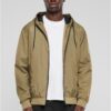 Men's Contrast Windrunner Jacket - Khaki/Black