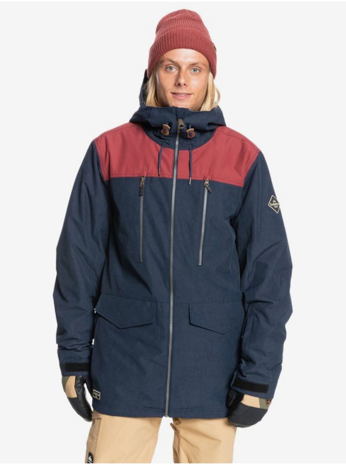Men's Dark Blue Jacket Quiksilver Fairbanks - Men's