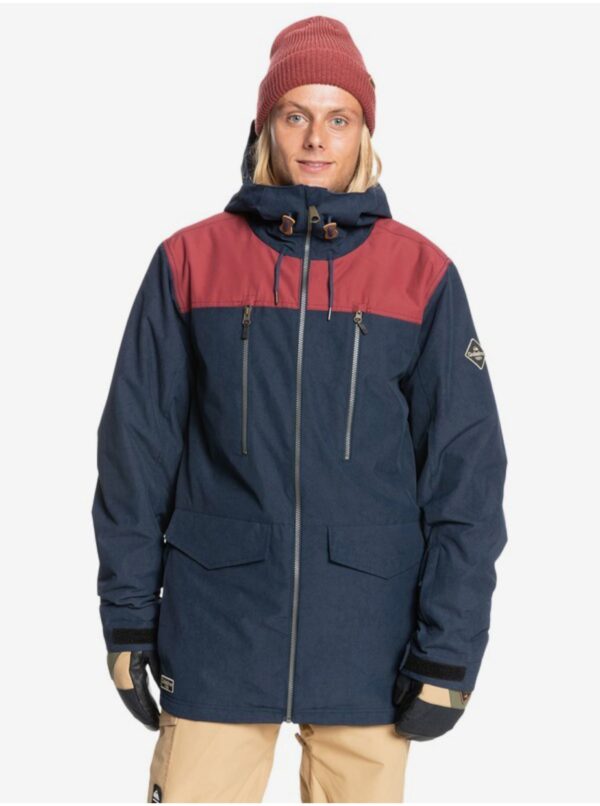 Men's Dark Blue Jacket Quiksilver Fairbanks - Men's