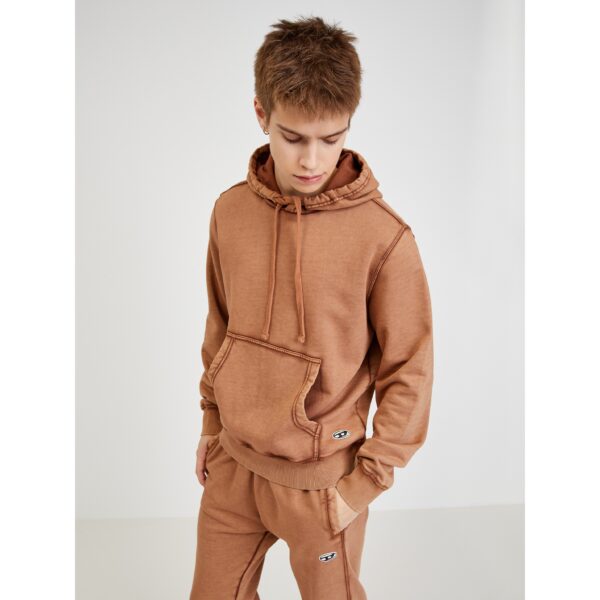 Men's Diesel Hoodie Brown - Men