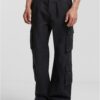Men's Double Cargo Trousers - Black