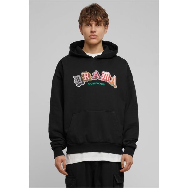 Men's Drama Heavy Oversize Hoodie - Black
