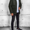 Men's Green Quilted Dstreet Winter Jacket