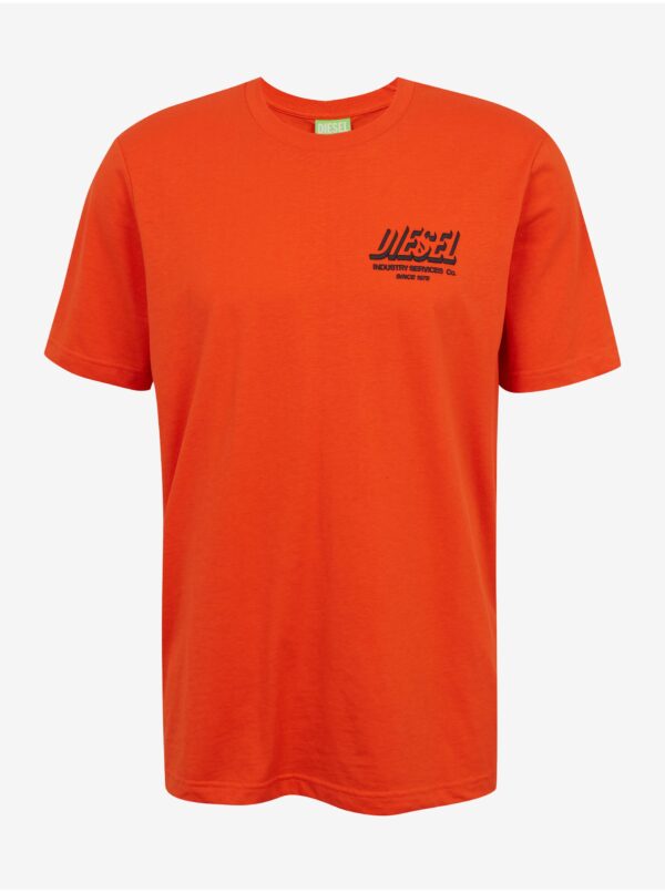 Men's Orange T-Shirt Diesel Just - Men's