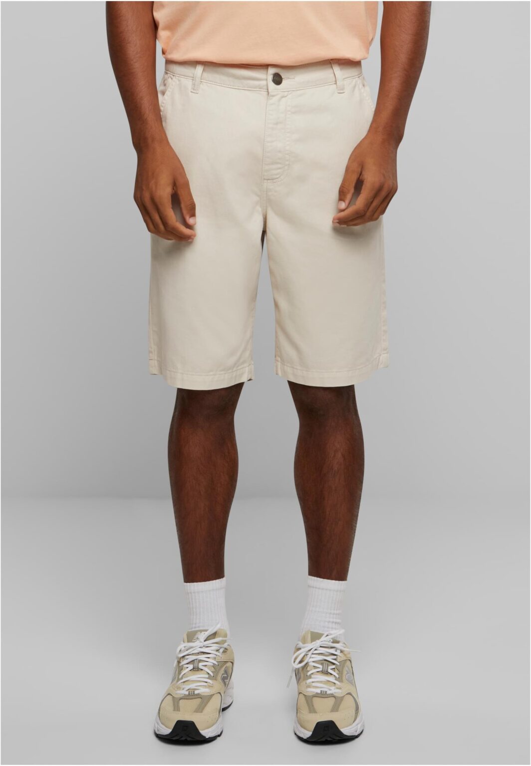Men's Organic Skater Chino Shorts - Beige