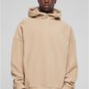 Men's Oversized Half Zip Hoody sand fleece sweatshirt