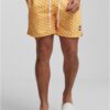 Men's Pattern Orange Swimwear with Pattern