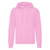 Men's Pink Hooded Sweat Fruit of the Loom