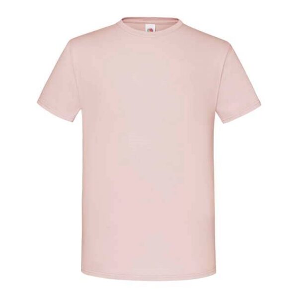 Men's Powder T-shirt Combed Cotton Iconic Sleeve Fruit of the Loom