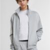 Men's Retro Tricot Track Jacket gray