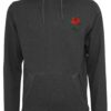 Men's Rose Hoody Sweatshirt - Grey