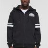 Men's Southpole College Zip Hoody black/white