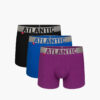 Men's Sport Boxers ATLANTIC 3Pack - black/blue/purple