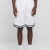 Men's Stripes Mesh Shorts - White/Black/White