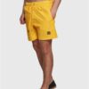 Men's Swimsuit Block Yellow