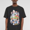 Men's T-Shirt Space Jam Teamwork Oversize Black