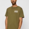 Men's T-shirt Cash Only - olive