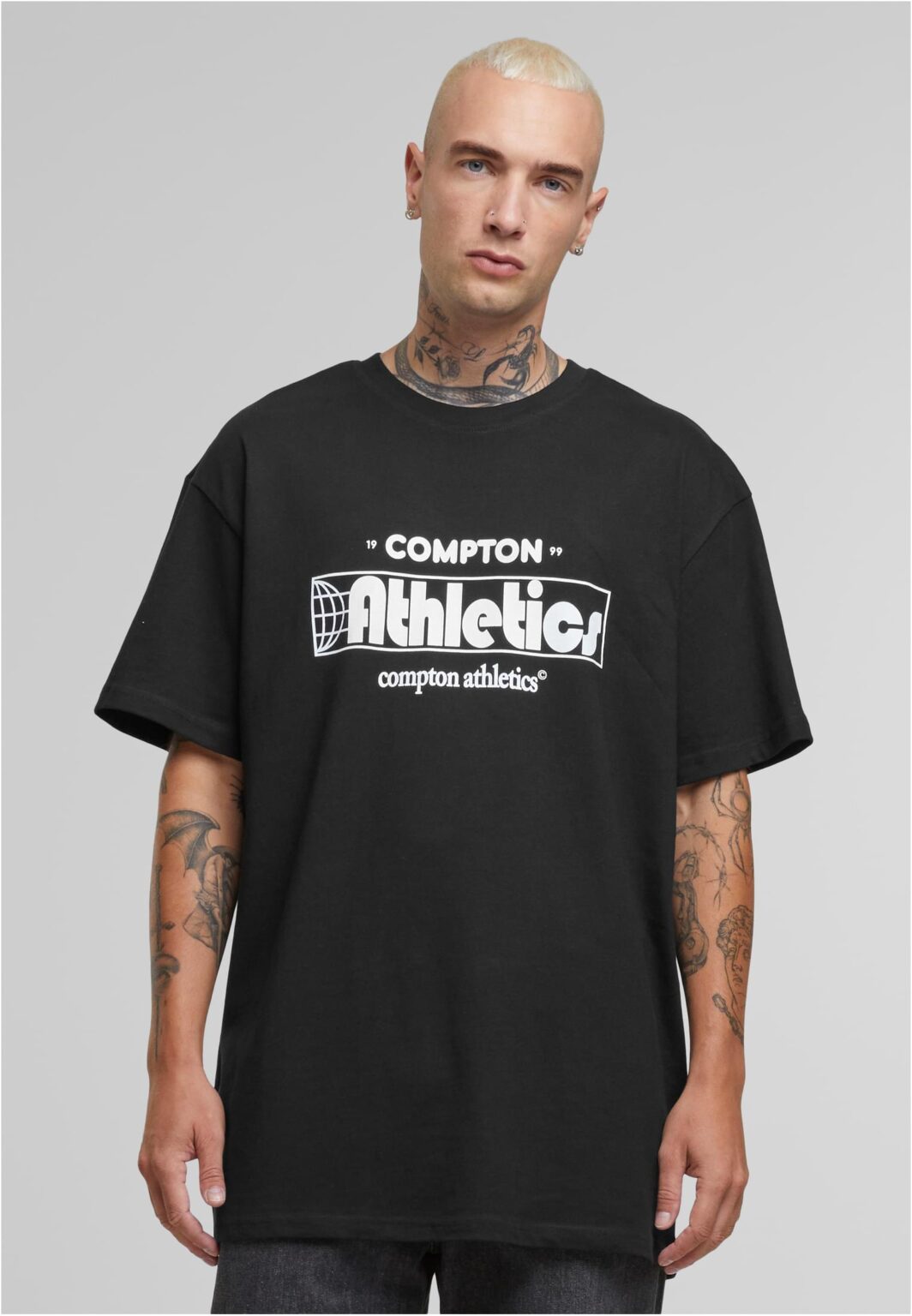 Men's T-shirt Compton Athletic Club Oversize black