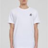 Men's T-shirt Dice Fire EMB white