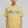 Men's T-shirt F*ke L*ve Heavy Oversize yellow