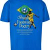Men's T-shirt Footwork Poetry Oversize cobalt blue