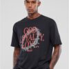 Men's T-shirt God Loyalty Love Oversize Black