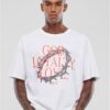 Men's T-shirt God Loyalty Love Oversize white