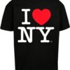 Men's T-shirt I Love NY Oversize black