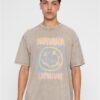 Men's T-shirt Lithium Oversize gray-beige