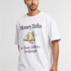 Men's T-shirt Money Talks Oversize white