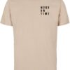 Men's T-shirt Never On Time Tee - beige