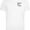 Men's T-shirt Never On Time - white