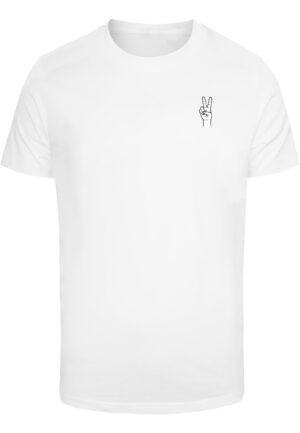 Men's T-shirt Peace Hand - white