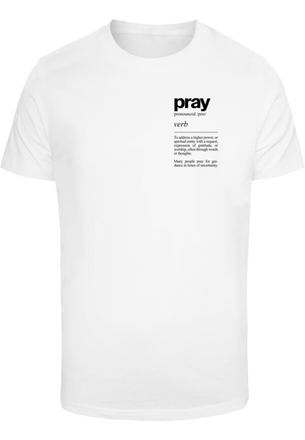 Men's T-shirt Pray Definition white Men's T-shirt Pray Definition white