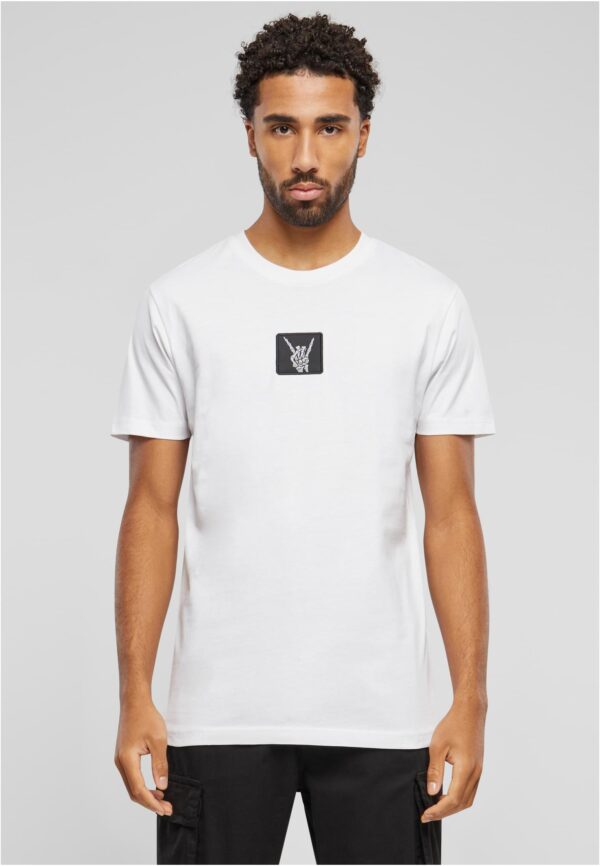 Men's T-shirt Skelett Patch white