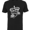 Men's T-shirt Snake Love Faith Hope black