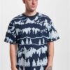 Men's T-shirt Snow blue