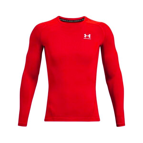 Men's T-shirt Under Armour HG Armour Comp LS-RED M