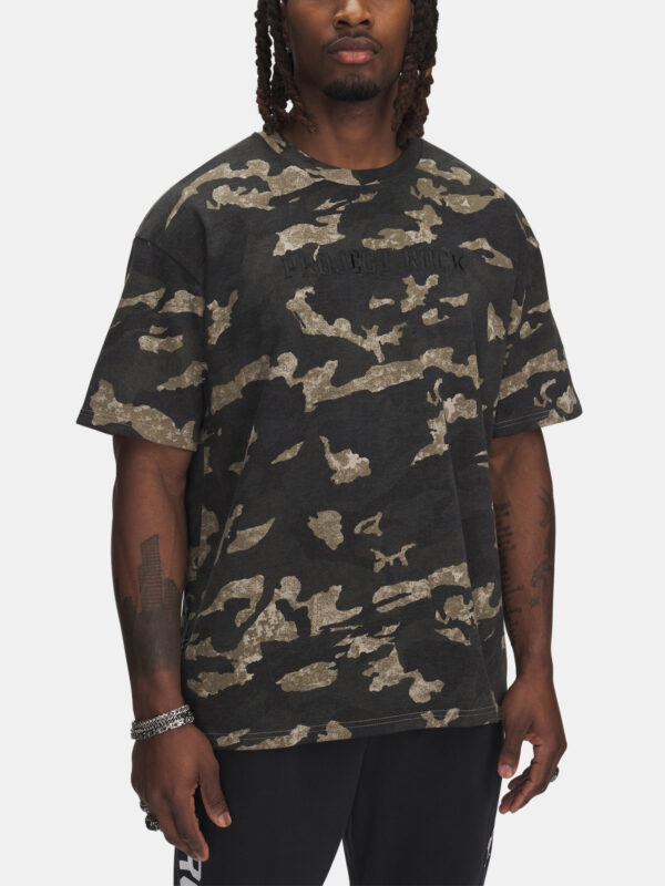 Men's T-shirt Under Armour Pjt Rck Hwt AOP SS - Men's