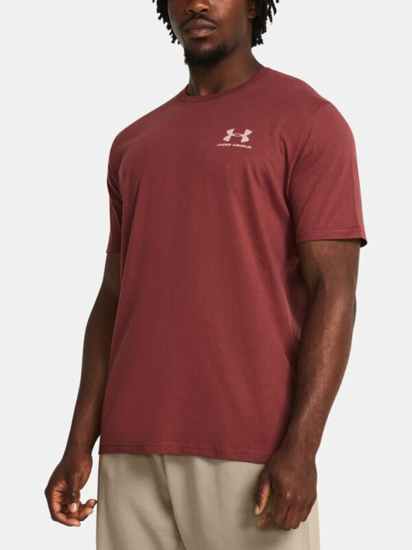 Men's T-shirt Under Armour Sportstyle Left Chest SS - red