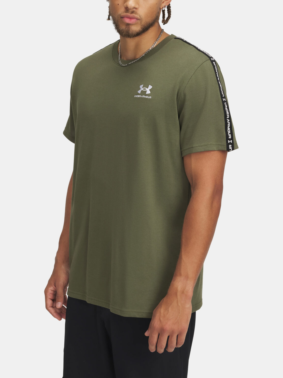 Men's T-shirt Under Armour UA Icon HWT Tee Taping - Men's