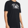 Men's T-shirt Under Armour UA M GLITCH LOGO 60/40S SS-BLK - Men's