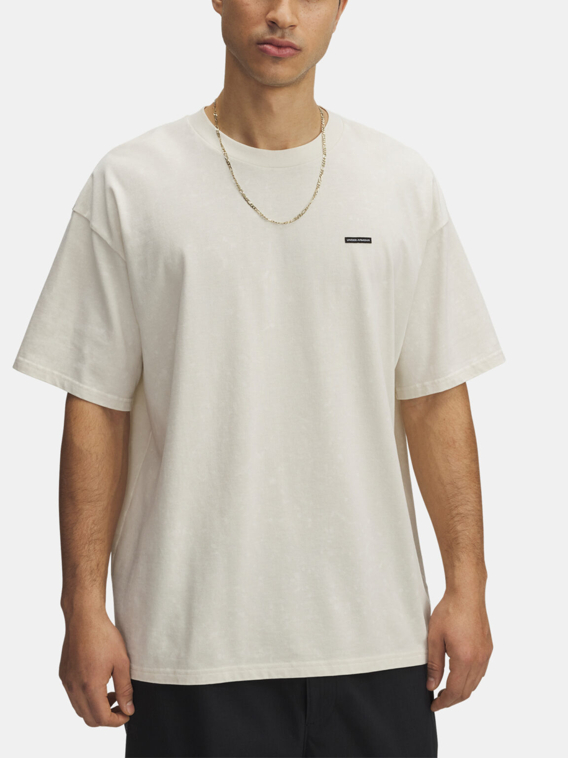 Men's T-shirt Under Armour UA M HW OS LOGO WASH SS - Men's