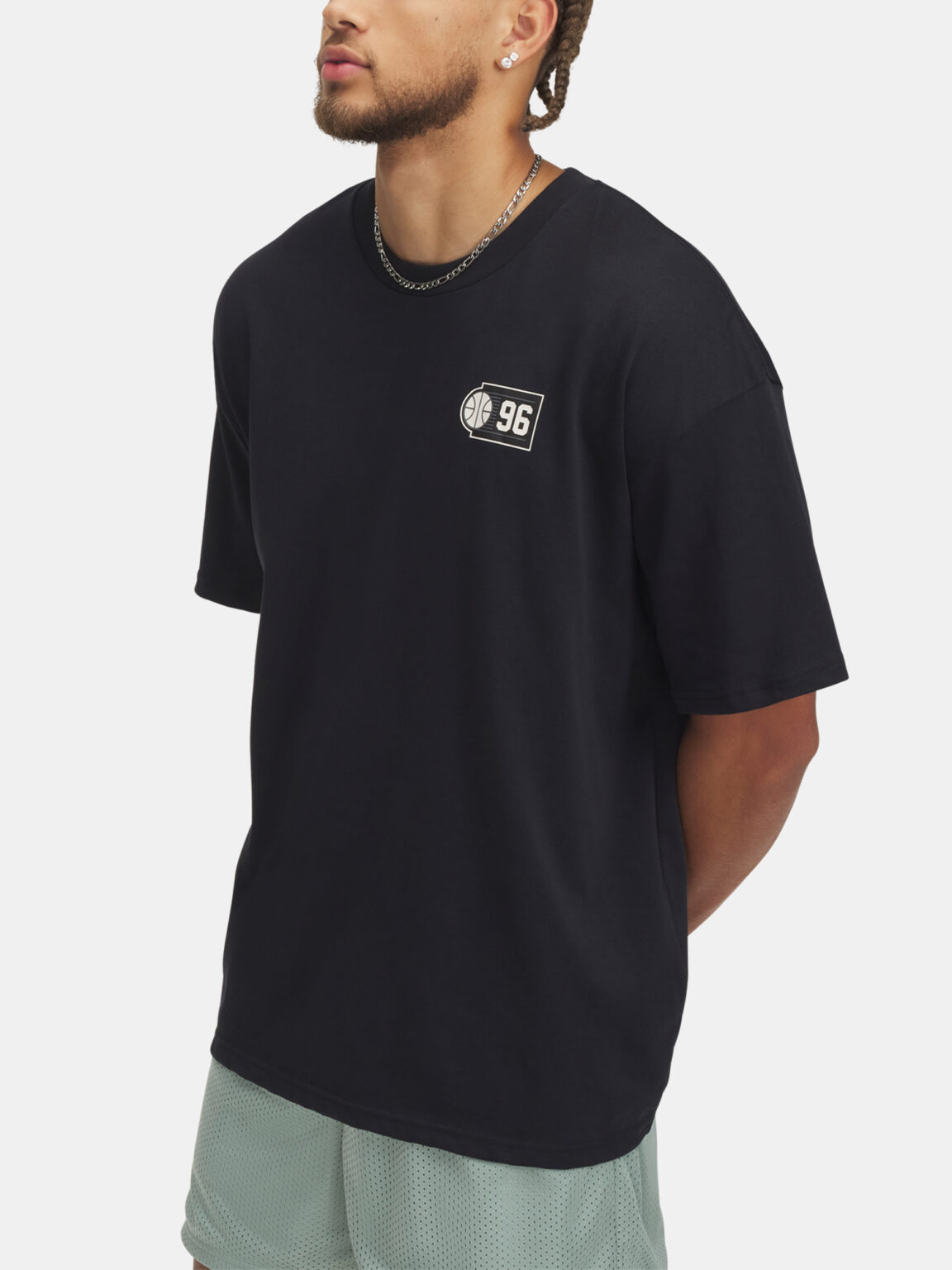 Men's T-shirt Under Armour UA M HWT Hoops Courtside SS - Men's