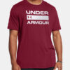 Men's T-shirt Under Armour UA TEAM ISSUE WORDMARK SS-RED - Men's