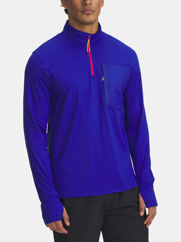 Men's T-shirt Under Armour UA TRAIL RUN QUARTER ZIP - Men's